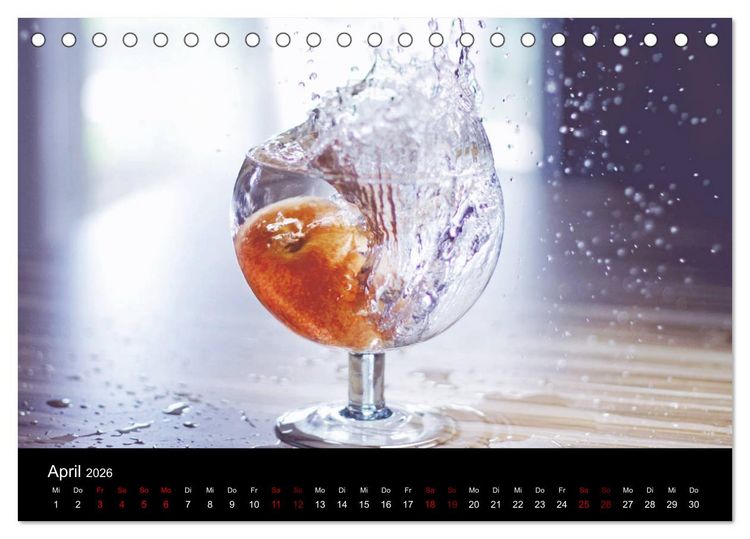Produktbild: Erfrischend fruchtig (Tischkalender 2026 DIN A5 quer), CALVENDO Monatskalender