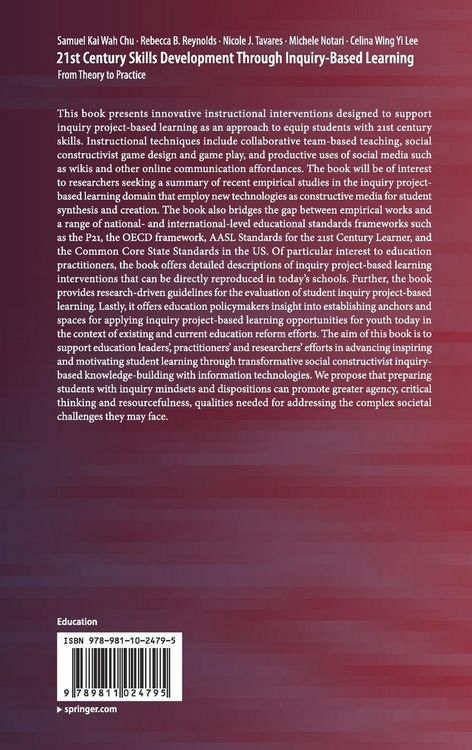 Produktbild: 21st Century Skills Development Through Inquiry-Based Learning