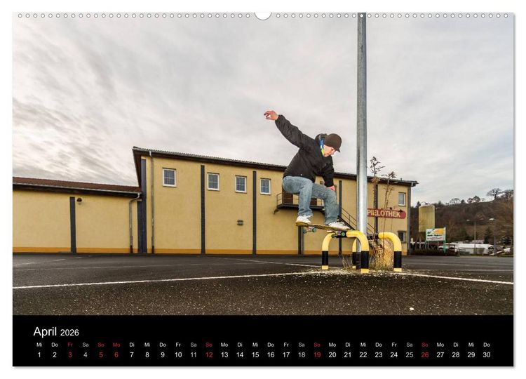Produktbild: it's SKATEBOARDING (hochwertiger Premium Wandkalender 2026 DIN A2 quer), Kunstdruck in Hochglanz