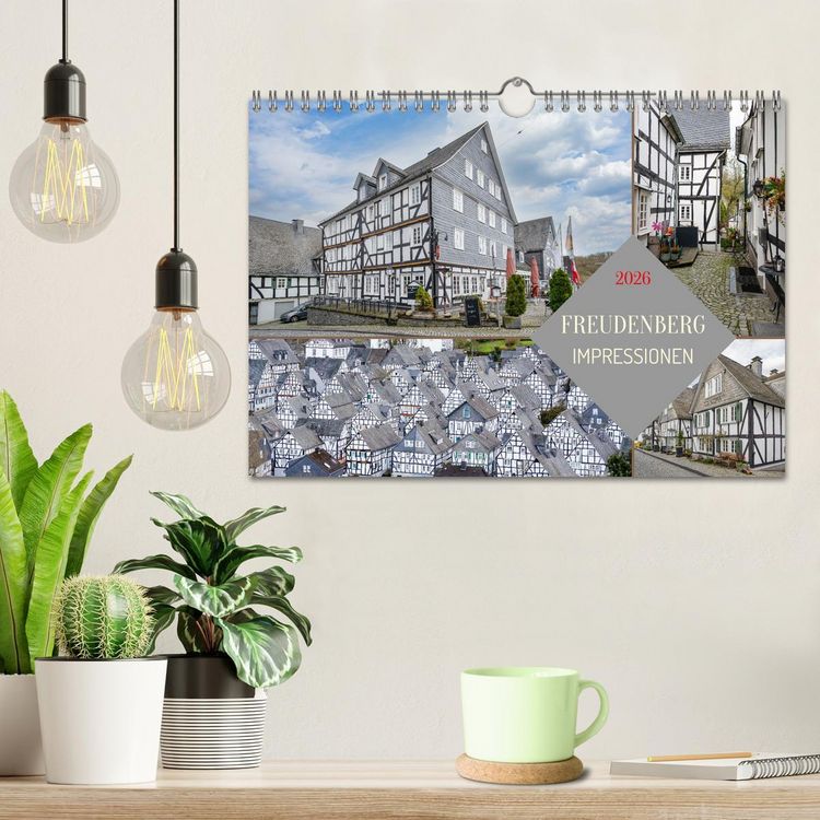 Produktbild: Freudenberg Impressionen (Wandkalender 2026 DIN A4 quer), CALVENDO Monatskalender