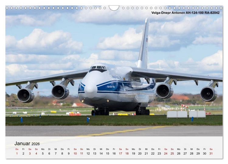 Produktbild: Sch&ouml;nheiten der Luftfahrt 2026 (Wandkalender 2026 DIN A3 quer), CALVENDO Monatskalender