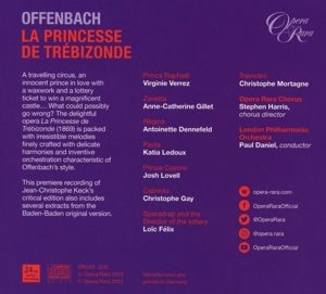 Produktbild: La Princesse de Trebizonde