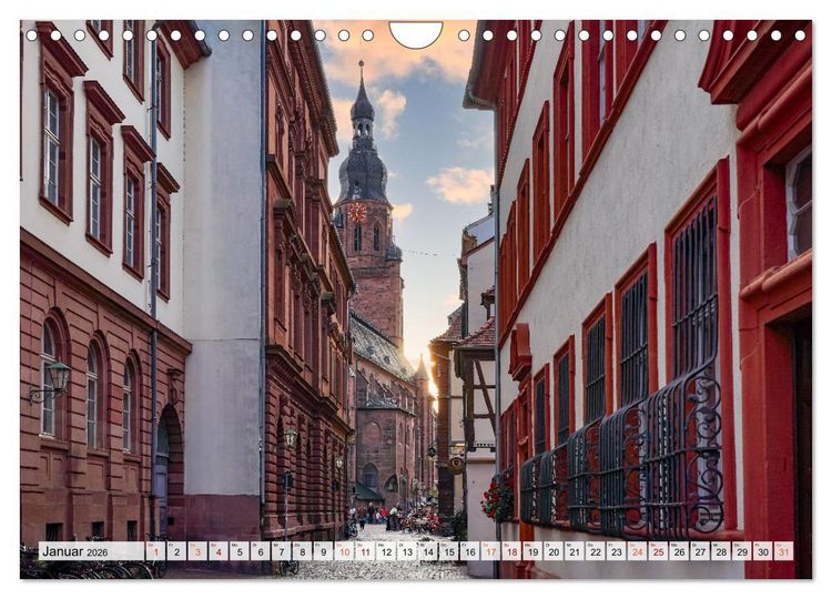 Produktbild: Heidelberg Impressionen (Wandkalender 2026 DIN A4 quer), CALVENDO Monatskalender