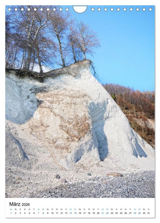 Produktbild: Insel R&uuml;gen - Kreide, Landschaft, Leuchtt&uuml;rme (Wandkalender 2026 DIN A4 hoch), CALVENDO Monatskalender
