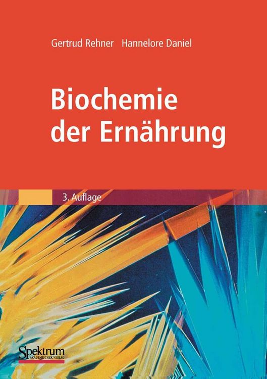 Produktbild: Biochemie der Ern&auml;hrung