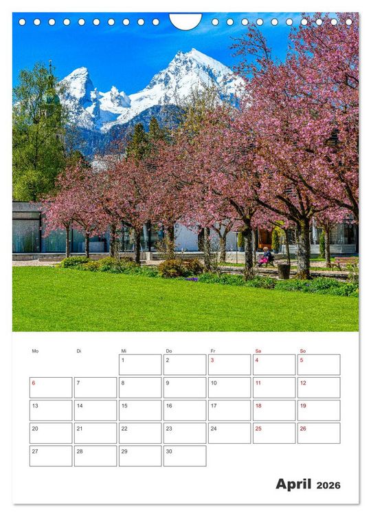 Produktbild: Vier Jahreszeiten im Berchtesgadener Land (Wandkalender 2026 DIN A4 hoch), CALVENDO Monatskalender