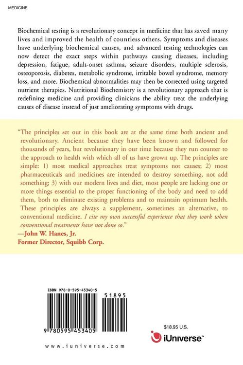 Produktbild: A Revolution in Health through Nutritional Biochemistry