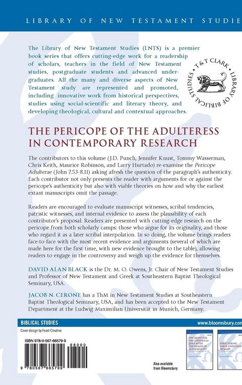 Produktbild: The Pericope of the Adulteress in Contemporary Research