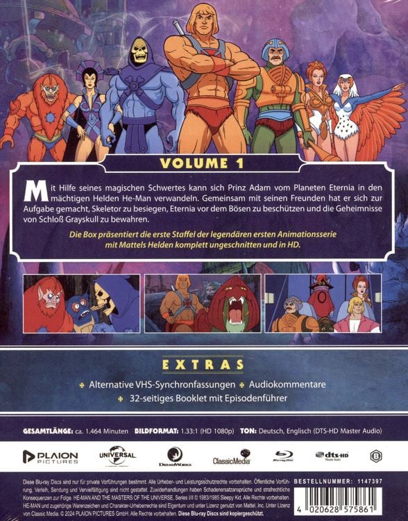 Produktbild: He-Man and the Masters of the Universe (1983) (Vol. 1) [5 Blu-rays]