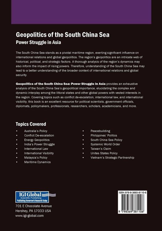Produktbild: Geopolitics of the South China Sea
