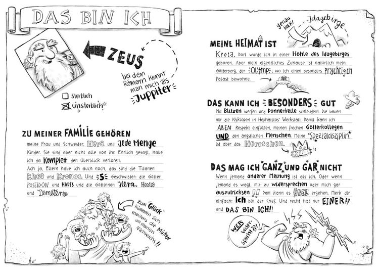 Produktbild: Ich, Zeus, und die Bande vom Olymp &ndash; G&ouml;tter und Helden erz&auml;hlen griechische Sagen