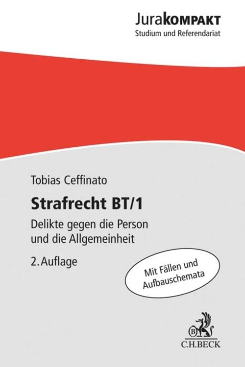 Bild vom Artikel Strafrecht BT/1 vom Autor Tobias Ceffinato