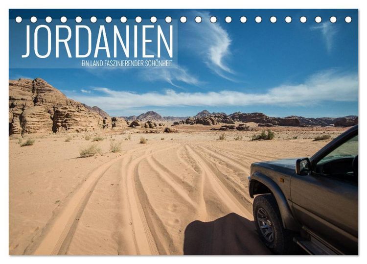 Produktbild: Jordanien - ein Land faszinierender Sch&ouml;nheit (Tischkalender 2026 DIN A5 quer), CALVENDO Monatskalender