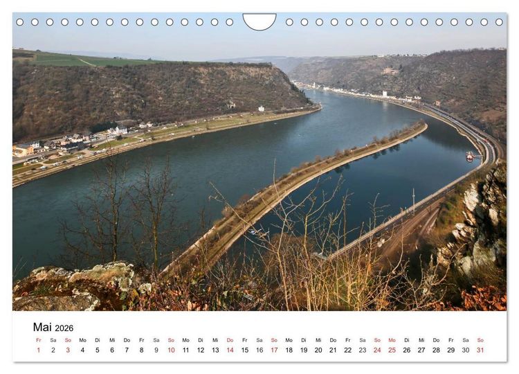Produktbild: Rhein und Burgen (Wandkalender 2026 DIN A4 quer), CALVENDO Monatskalender