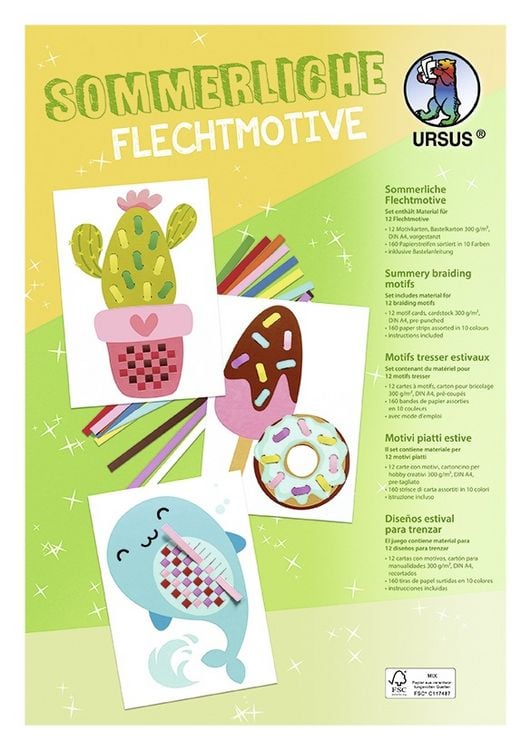 Produktbild: URSUS 12 sommerliche Flechtmotive