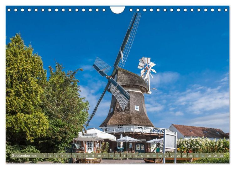 Produktbild: Nordsee Insel Norderney (Wandkalender 2026 DIN A4 quer), CALVENDO Monatskalender