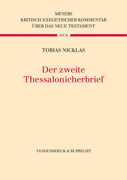Produktbild: Der Zweite Thessalonicherbrief