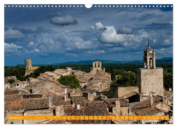 Produktbild: Le Luberon magique (Calendrier mural 2026 DIN A3 vertical), CALVENDO calendrier mensuel