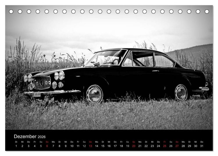 Produktbild: Lancia Flavia (Tischkalender 2026 DIN A5 quer), CALVENDO Monatskalender