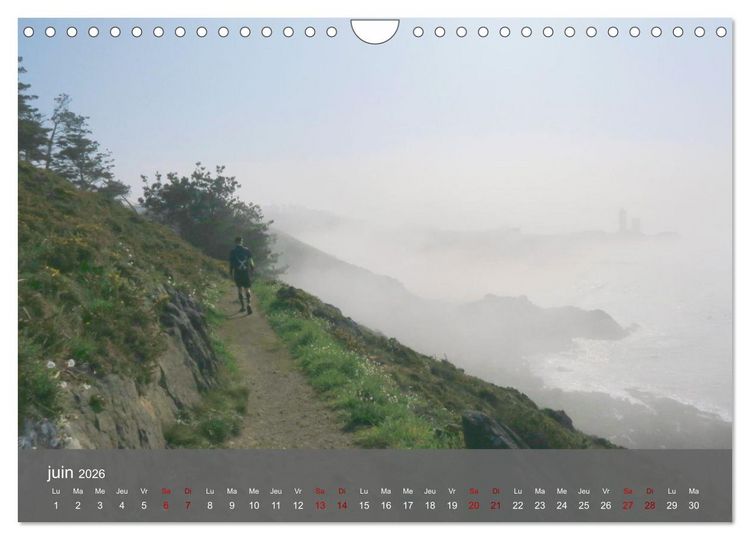 Produktbild: LE SENTIER DES DOUANIERS. Parcourir ce joyau breton. (Calendrier mural 2026 DIN A4 vertical), CALVENDO calendrier mensuel