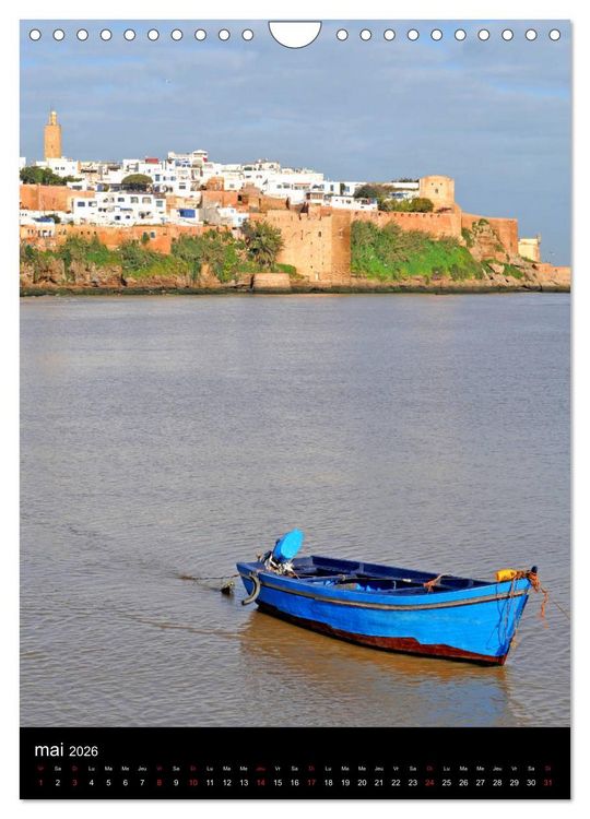 Produktbild: Collection MAROC RABAT (Calendrier mural 2026 DIN A4 horizontal), CALVENDO calendrier mensuel