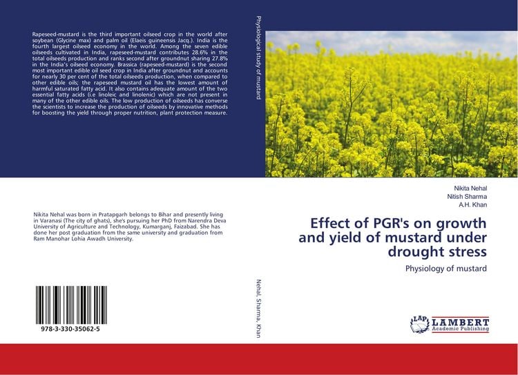 Produktbild: Effect of PGR's on growth and yield of mustard under drought stress