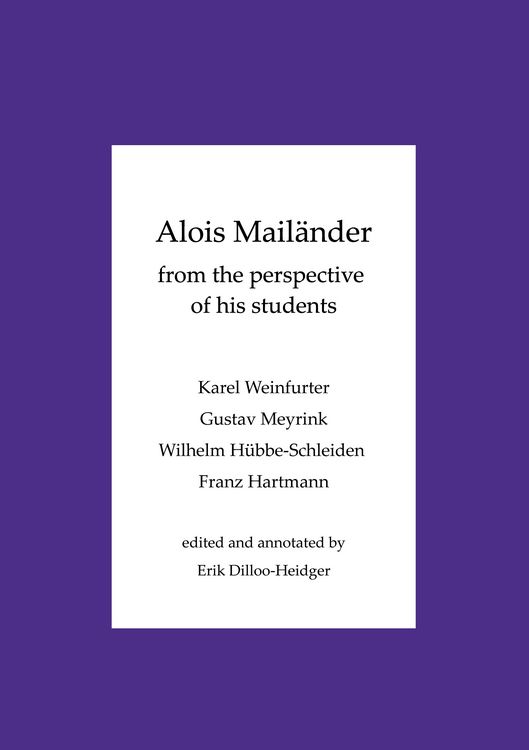 Produktbild: Alois Mail&auml;nder - From the perspective of his students