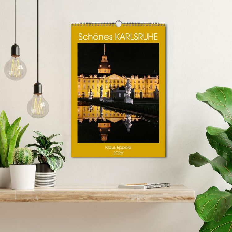 Produktbild: Sch&ouml;nes Karlsruhe (Wandkalender 2026 DIN A3 hoch), CALVENDO Monatskalender