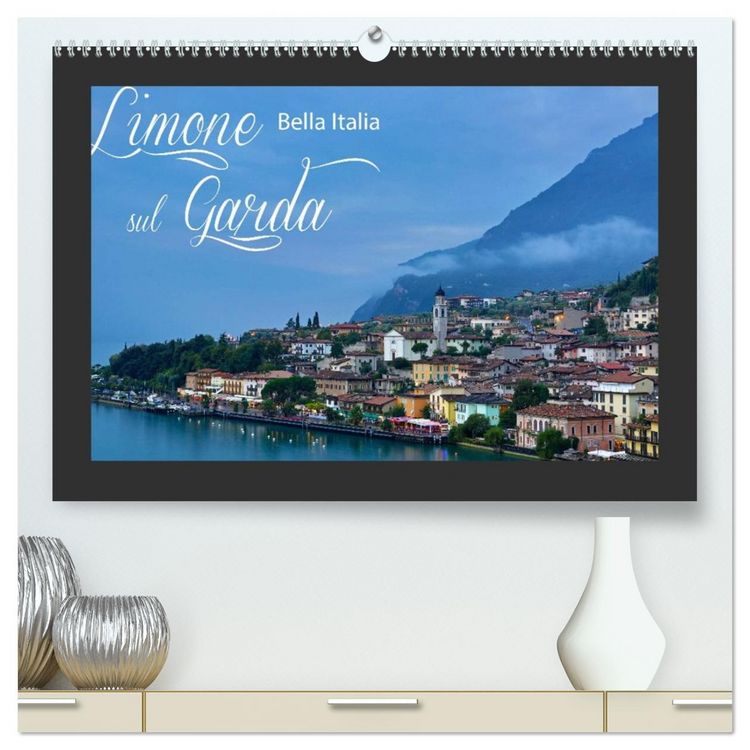 Produktbild: Limone sul Garda - Bella Italia (hochwertiger Premium Wandkalender 2026 DIN A2 quer), Kunstdruck in Hochglanz