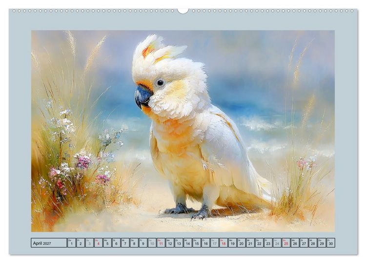 Produktbild: Kakadus. Papageien an Australiens K&uuml;ste (Wandkalender 2027 DIN A2 quer), CALVENDO Monatskalender