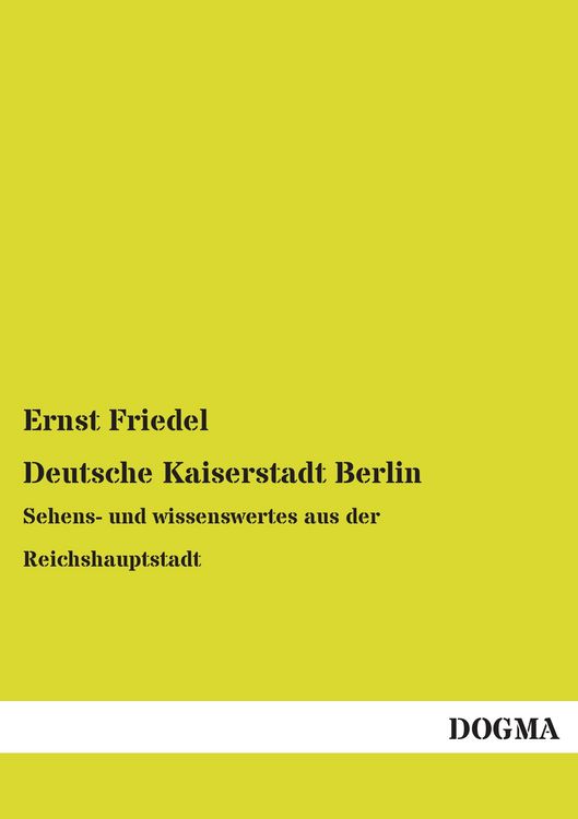 Produktbild: Deutsche Kaiserstadt Berlin