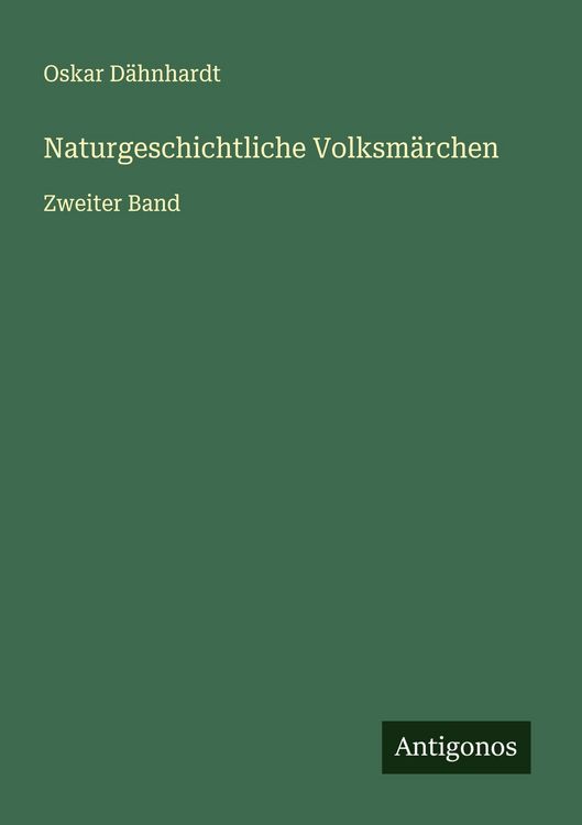 Produktbild: Naturgeschichtliche Volksm&auml;rchen