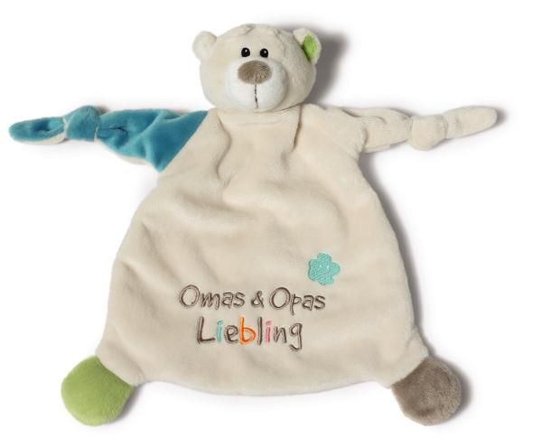 Produktbild: Schmusetuch B&auml;r Omas & Opas Liebling 25x25cm