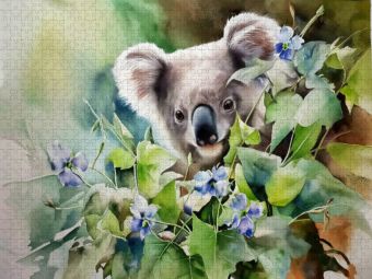 Produktbild: CALVENDO Puzzle Koala im Fr&uuml;hling | 1000 Teile Lege-Gr&ouml;&szlig;e 64x48cm Foto-Puzzle f&uuml;r gl&uuml;ckliche Stunden
