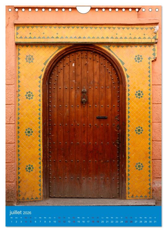 Produktbild: Portes Orientales (Calendrier mural 2026 DIN A4 horizontal), CALVENDO calendrier mensuel