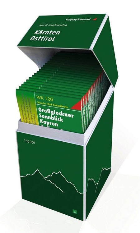 Produktbild: K&auml;rnten - Osttirol, Wanderkarten Set 1:50.000