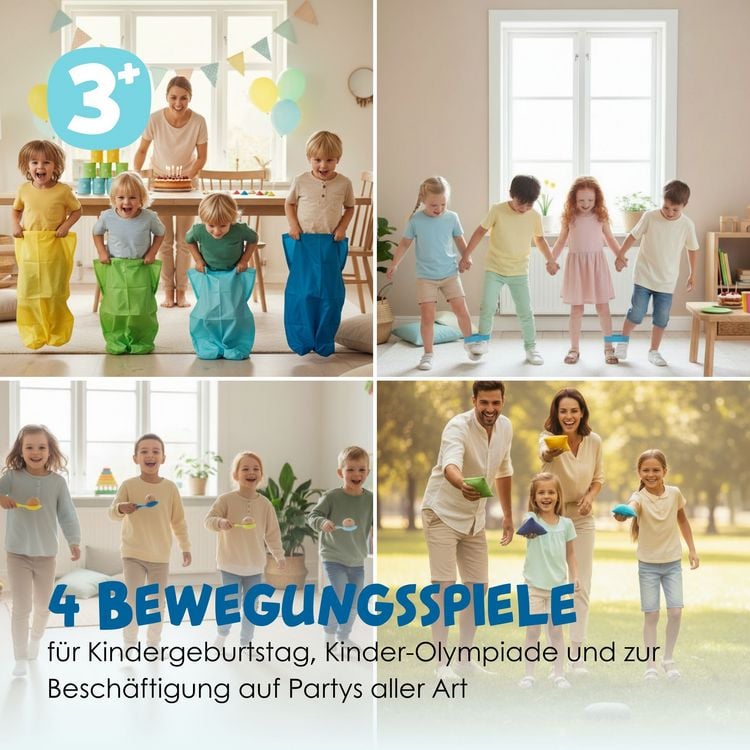 Produktbild: alldoro - 4 in 1 Kindergeburtstag Party Set