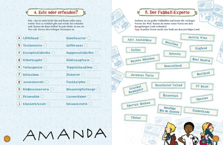 Produktbild: Die Schule der magischen Tiere: Endlich Pause! Das gro&szlig;e R&auml;tselbuch Band 2