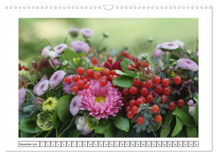 Produktbild: Traumhafte Str&auml;u&szlig;e (Wandkalender 2026 DIN A3 quer), CALVENDO Monatskalender