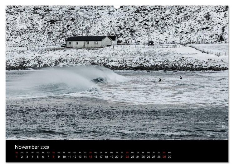 Produktbild: Norwegen, Landschaften in Schnee und Eis (hochwertiger Premium Wandkalender 2026 DIN A2 quer), Kunstdruck in Hochglanz