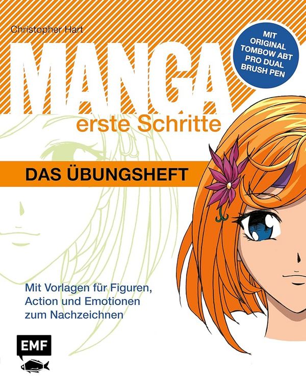 Produktbild: Manga Erste Schritte  &Uuml;bungsheft mit Stift (X)