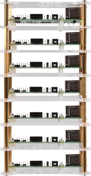 Produktbild: Joy-it RB-Case+19 SBC-Geh&auml;use Passend f&uuml;r (Entwicklungskits): Raspberry Pi&reg; Acrylglas klar