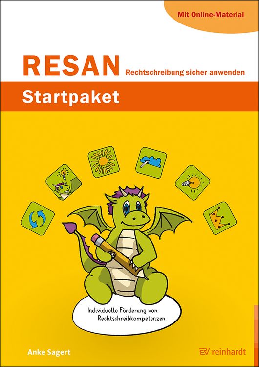Produktbild: RESAN - Rechtschreibung sicher anwenden. Startpaket mit Manual, 9 F&ouml;rderheften und Zusatzmaterial zum Download