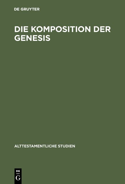Produktbild: Die Komposition der Genesis