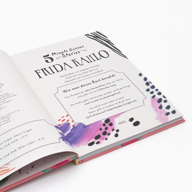 Produktbild: Frida Kahlo &ndash; 5 Minute Genius Stories (Deutsche Ausgabe)