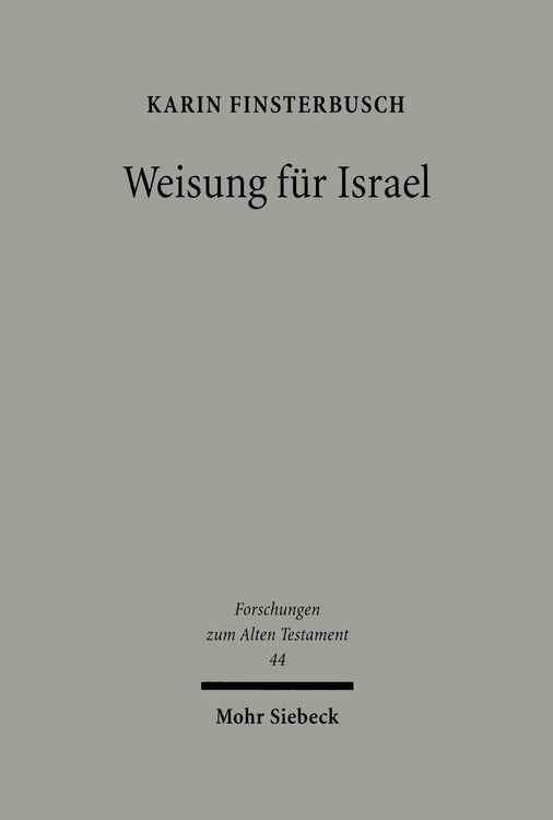 Produktbild: Weisung f&uuml;r Israel