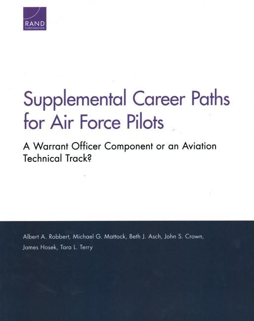 Produktbild: Supplemental Career Paths for Air Force Pilots