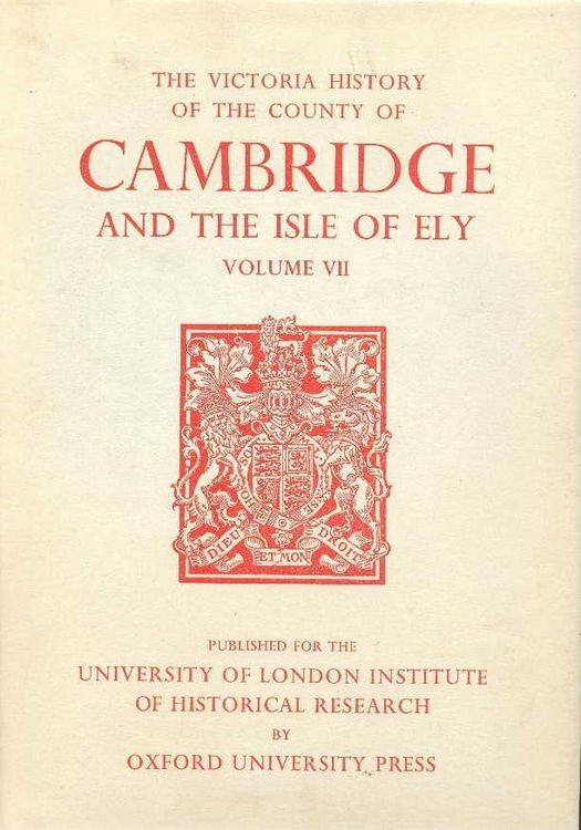 Produktbild: A History of the County of Cambridge and the Isle of Ely