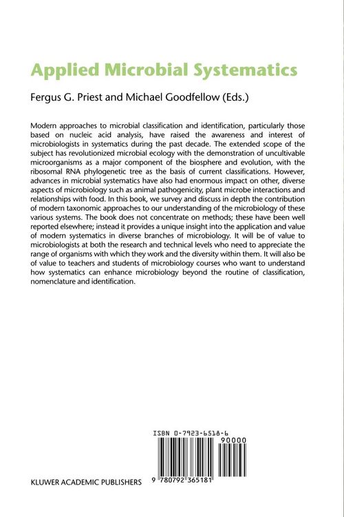 Produktbild: Applied Microbial Systematics