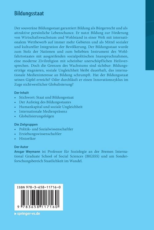 Produktbild: Bildungsstaat